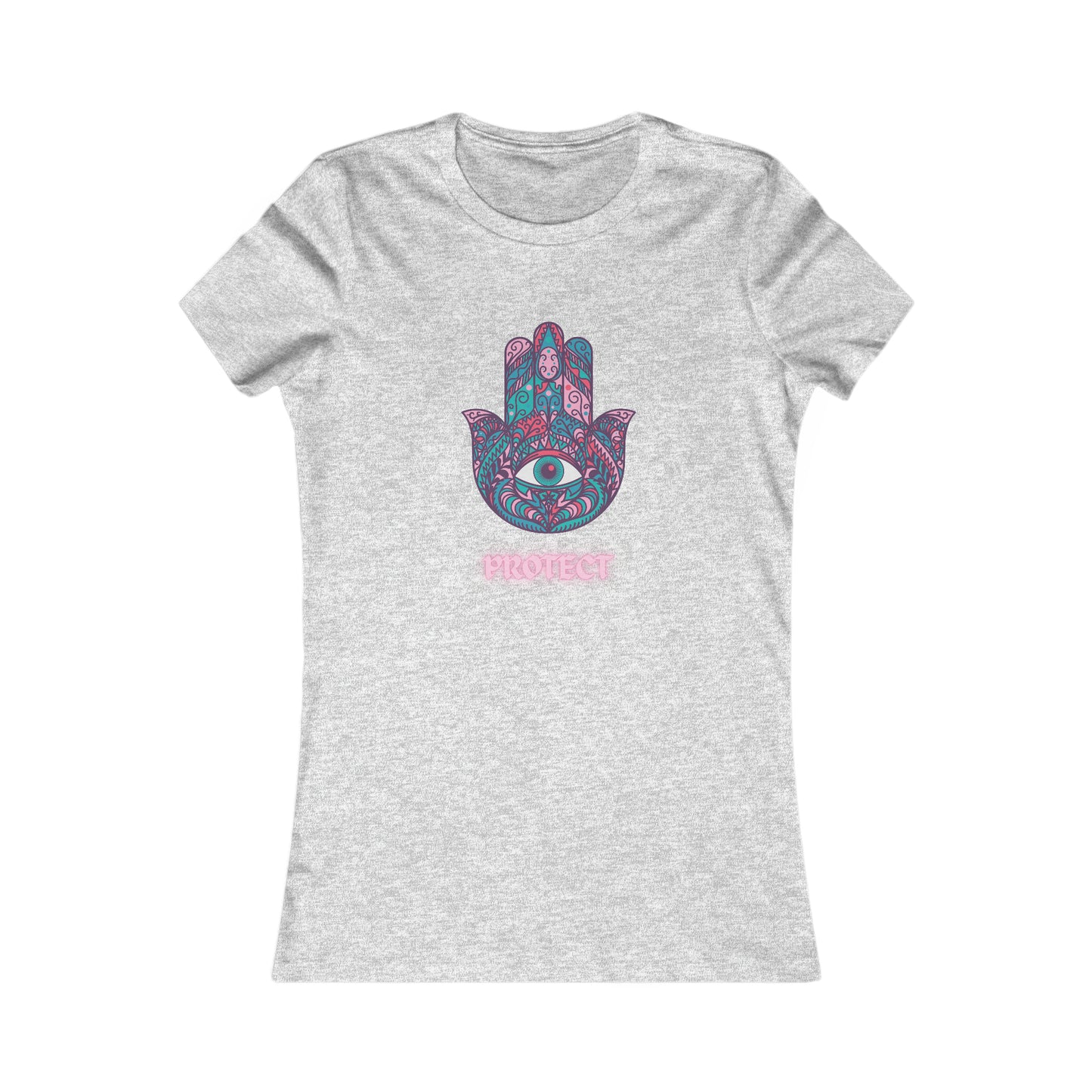 Protect Hamsa Hand - Women's Slim Fit Tee by Chamanic