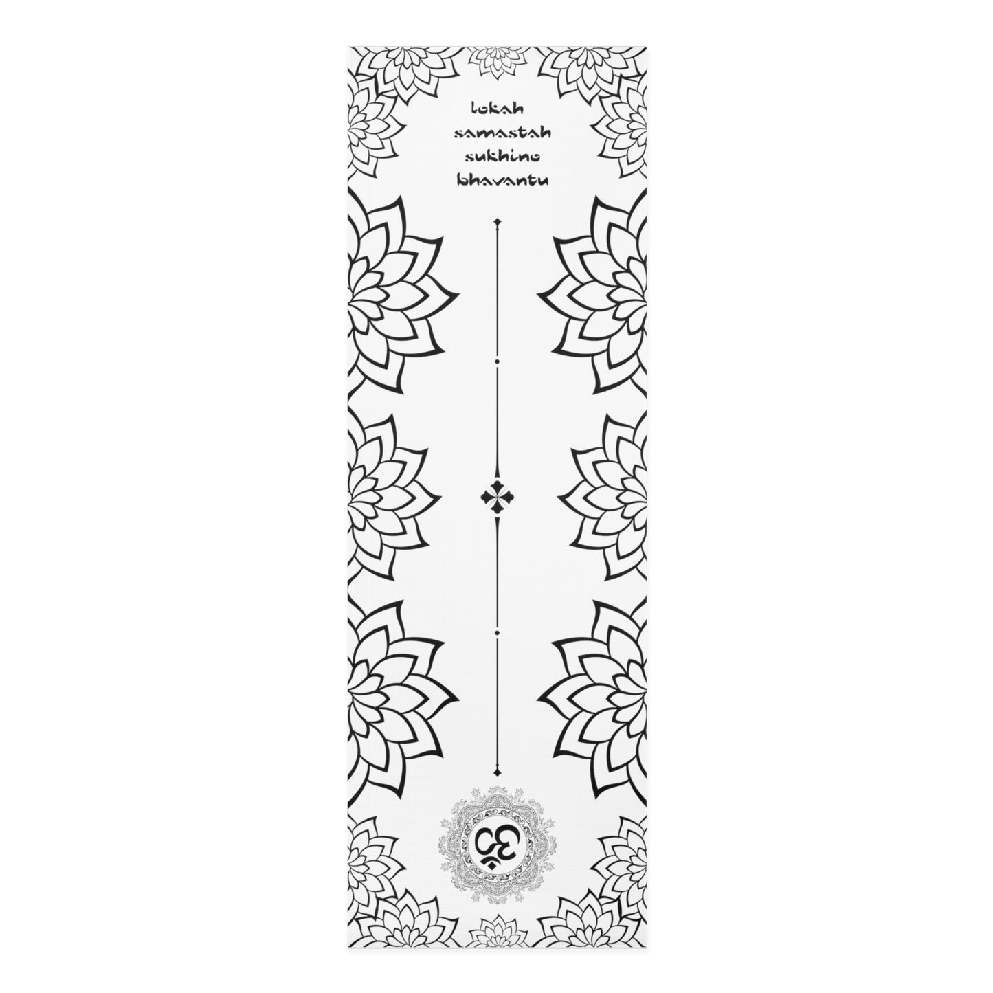 Chamanic Enlightened Yoga Mat (White)