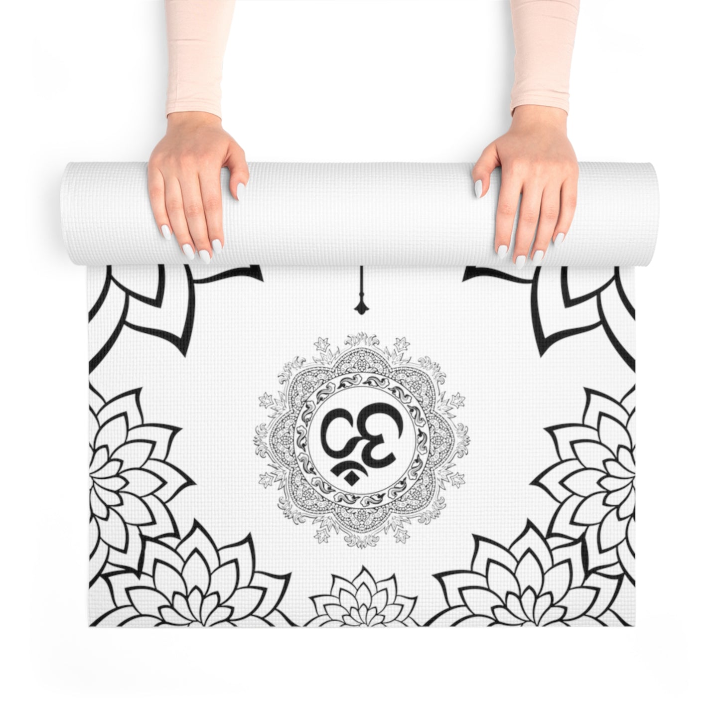 Chamanic Enlightened Yoga Mat (White)