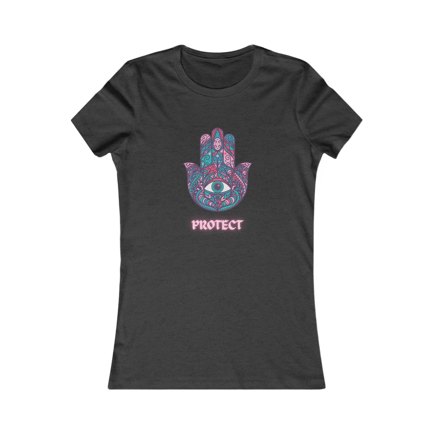 Protect Hamsa Hand - Women's Slim Fit Tee by Chamanic