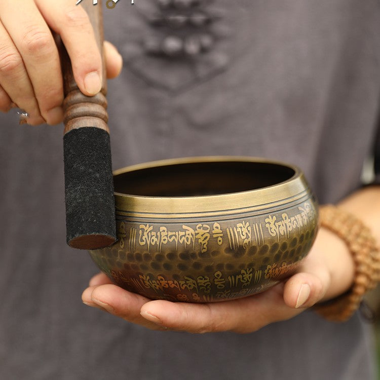 Himalayan Harmony: Handcrafted Nepalese Meditation Bowl