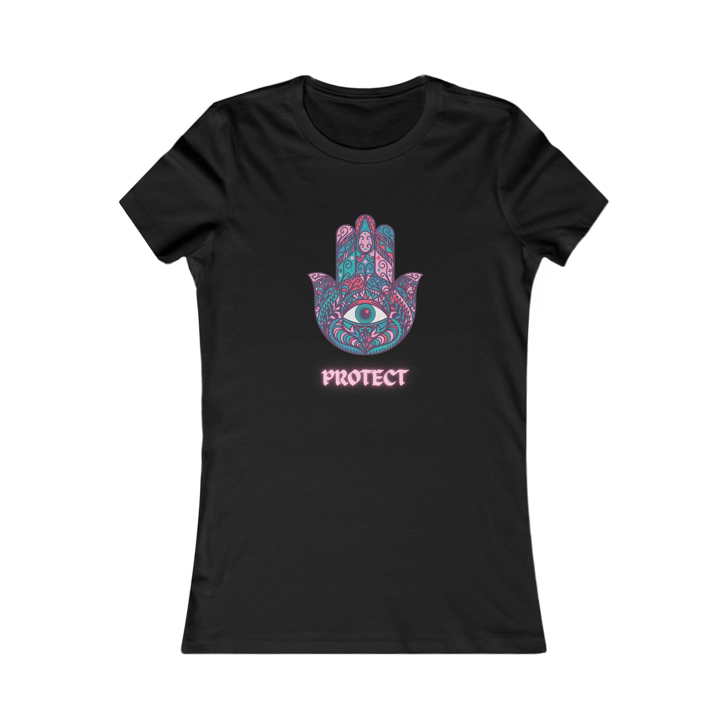 Protect Hamsa Hand - Women's Slim Fit Tee by Chamanic