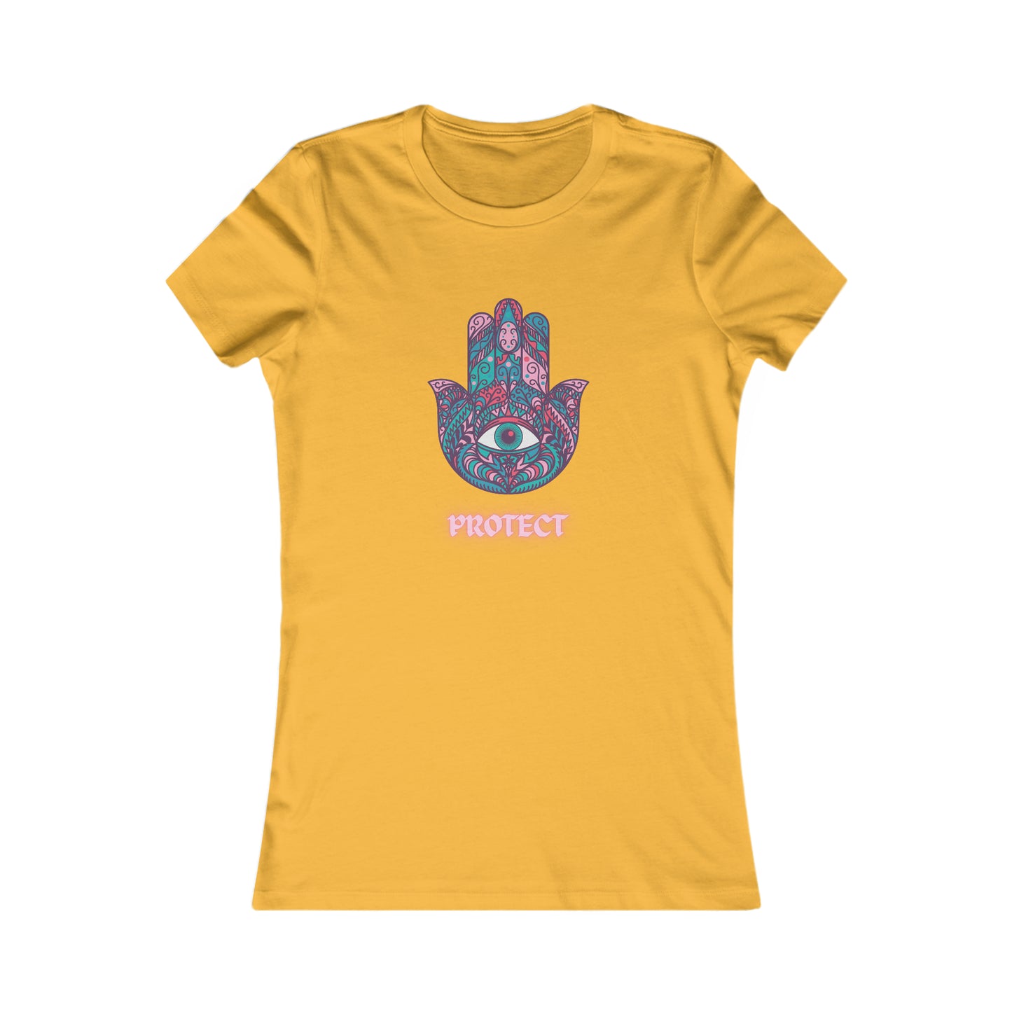 Protect Hamsa Hand - Women's Slim Fit Tee by Chamanic