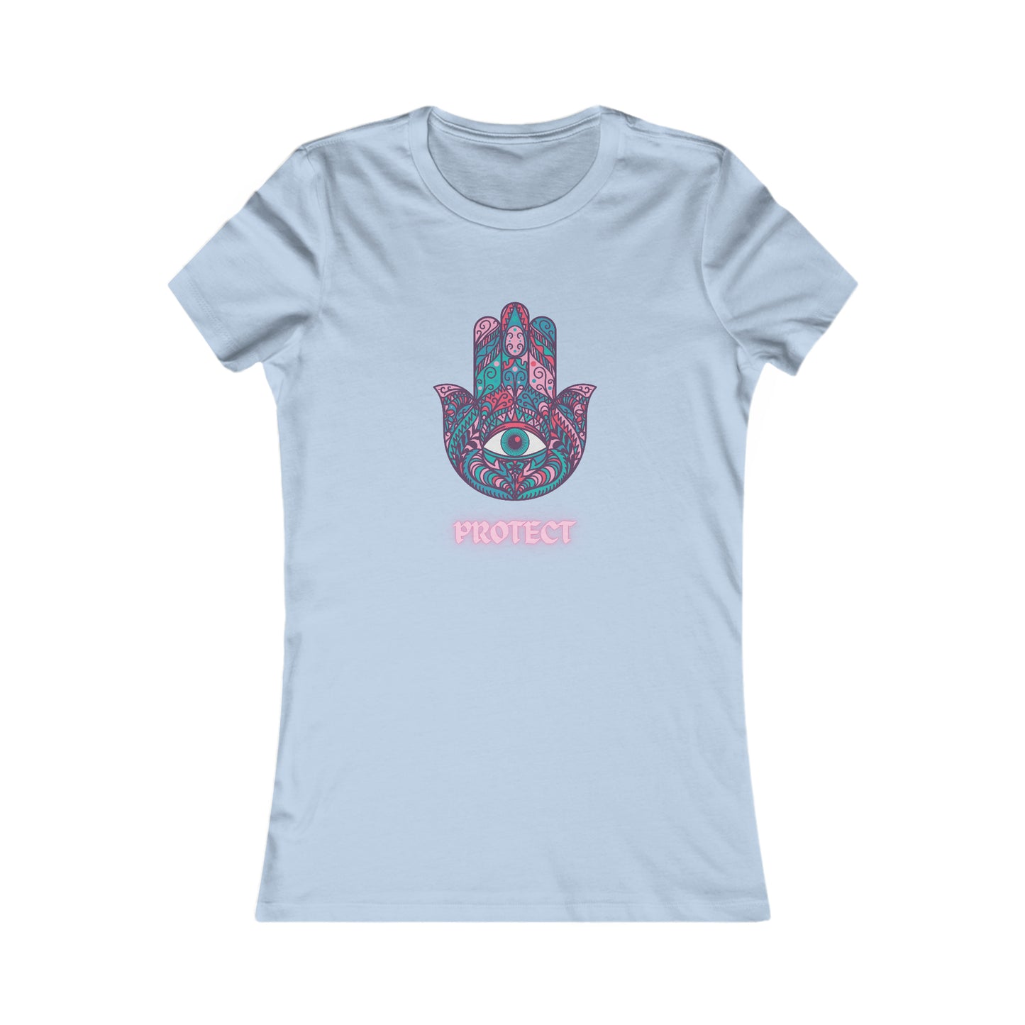 Protect Hamsa Hand - Women's Slim Fit Tee by Chamanic