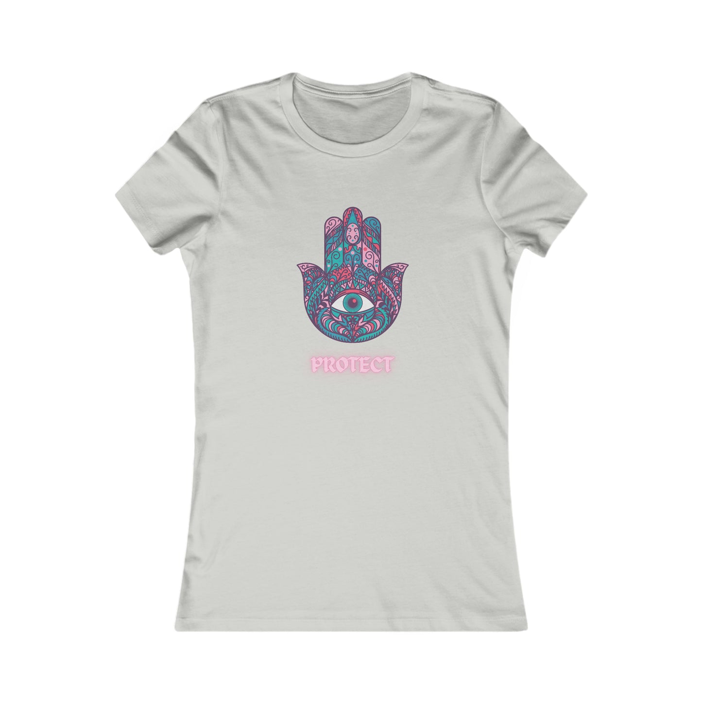 Protect Hamsa Hand - Women's Slim Fit Tee by Chamanic