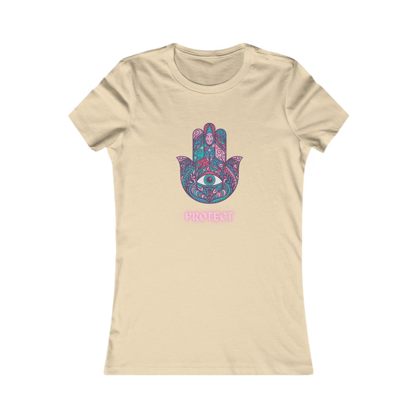 Protect Hamsa Hand - Women's Slim Fit Tee by Chamanic