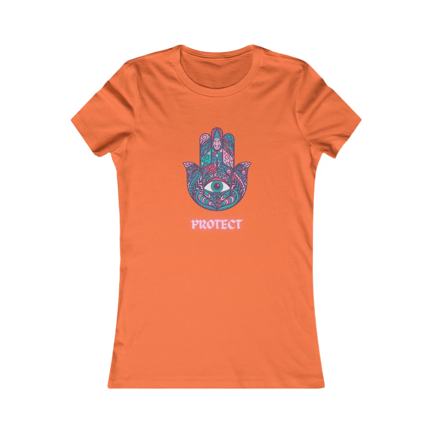 Protect Hamsa Hand - Women's Slim Fit Tee by Chamanic