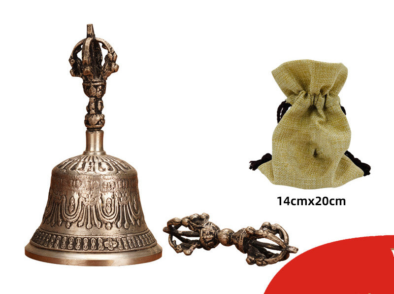 Nepalese Vajra Bell Set: Embodying Wisdom and Compassion