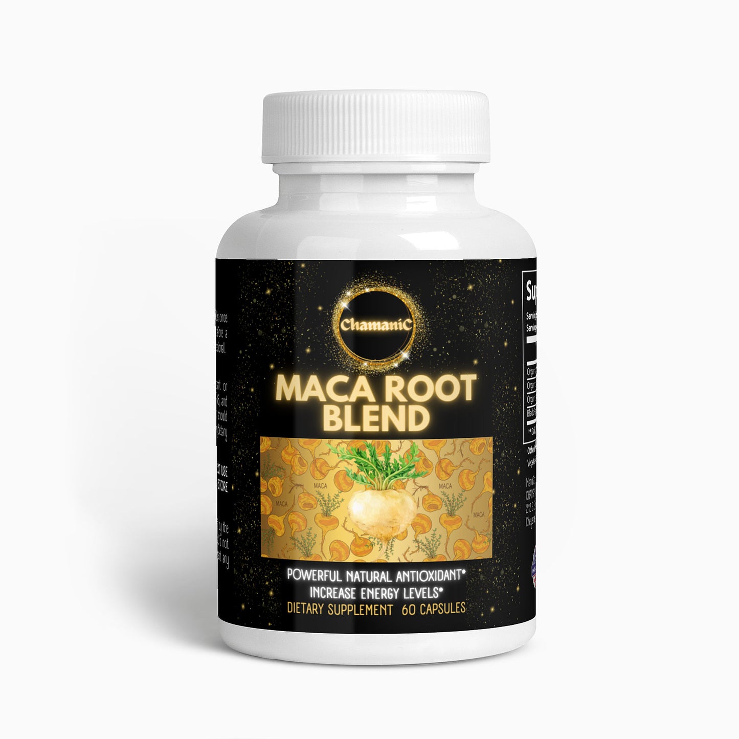 CHAMANIC  Maca Root Blend Capsules- 60 capsules