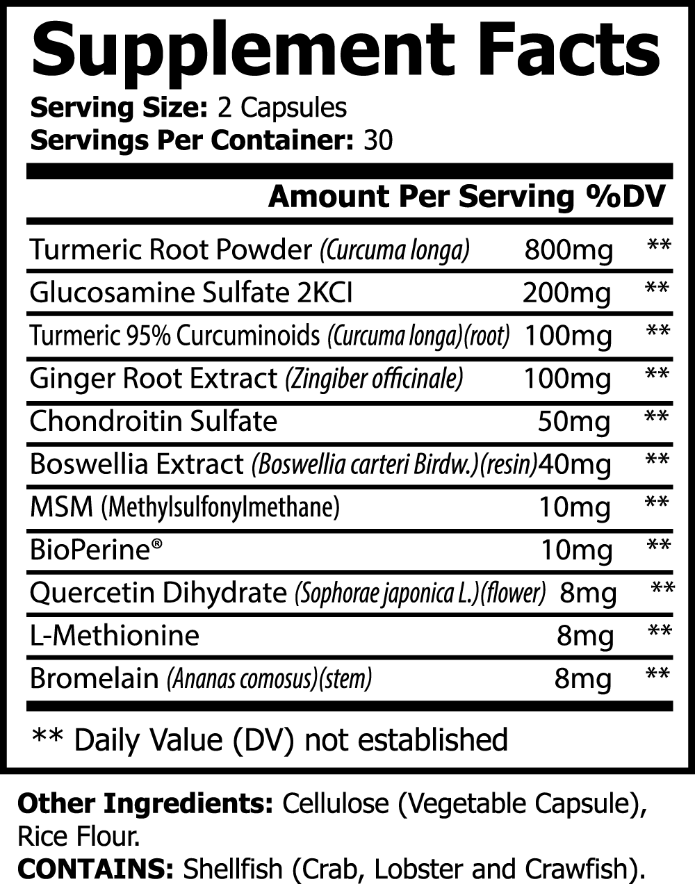 CHAMANIC Platinum Turmeric Capsules: Ayurvedic Wellness & Modern Health - 60 Capsules